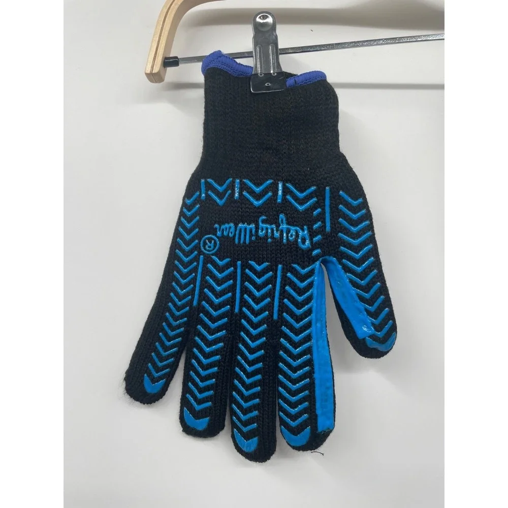 RefrigiWear 509M Dual Layer Unisex M Black Herringbone Grip Work Gloves‎ NWOT